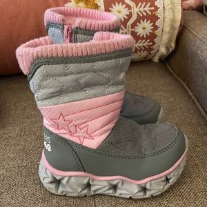 Skechers s lights toddler snow boots